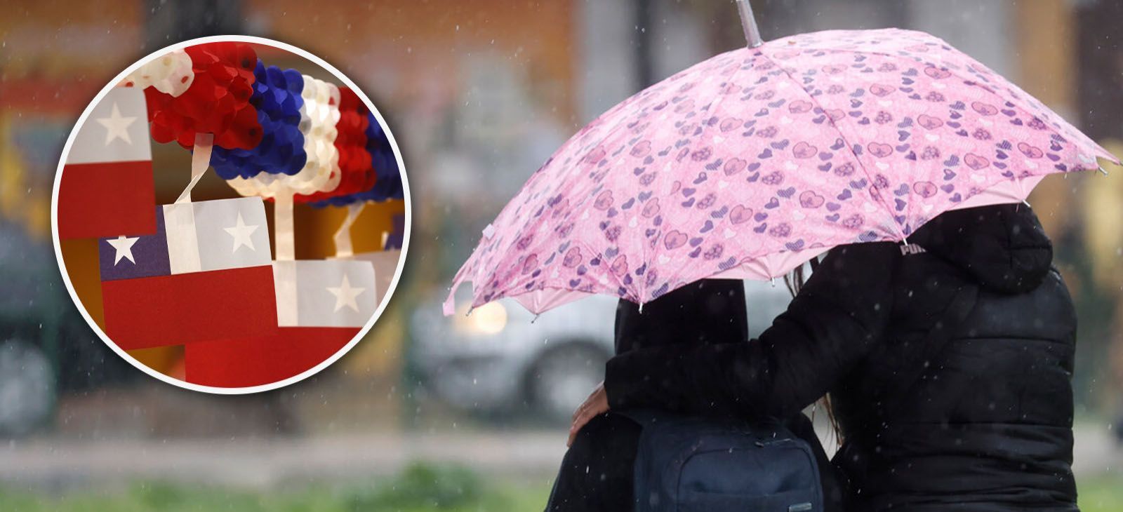 Lluvia y fiestas patrias