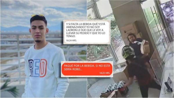 Los chats previo al asesinato del delivery Hebert Sánchez
