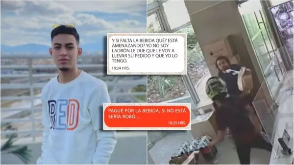 Los chats previo al asesinato del delivery Hebert Sánchez