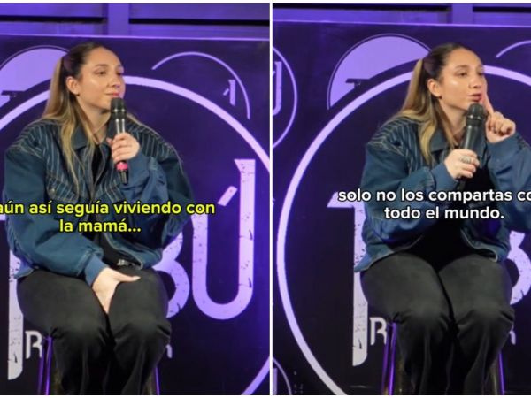 Influencer La Carlita en show de stand up