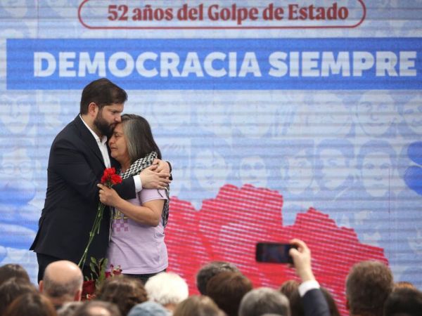Presidente Boric en acto por los 52 años del Golpe de Estado