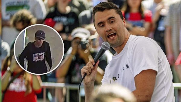 Charlie Kirk y sospechoso de asesinato