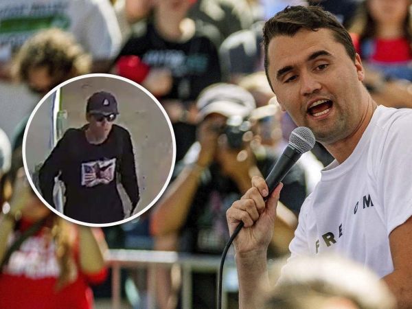 Charlie Kirk y sospechoso de asesinato