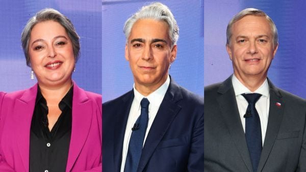 Jeannette Jara, Marco Enríquez-Ominami y José Antonio Kast