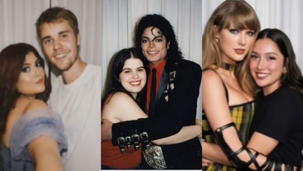 Inteligencia Artificial y artistas posando en foto