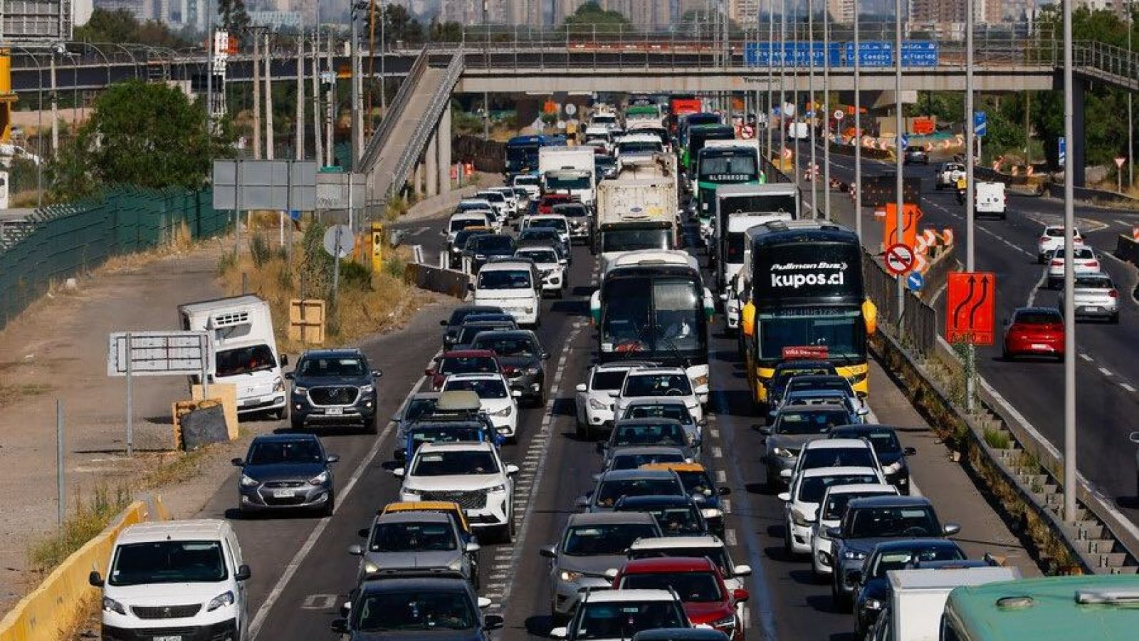 Ruta 68. Horarios mayor flujo en carreteras fiestas patrias.
