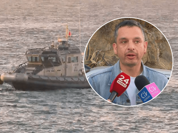 Menor perdido en el mar de Valparaíso