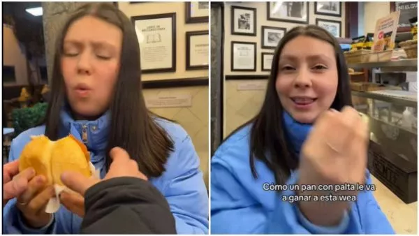 Chilena reacciona a desayuno de Perú