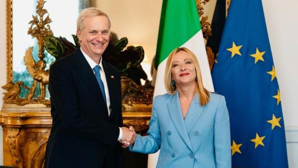 José Antonio Kast con Giorgia Meloni