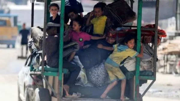 Niños en la franja de Gaza