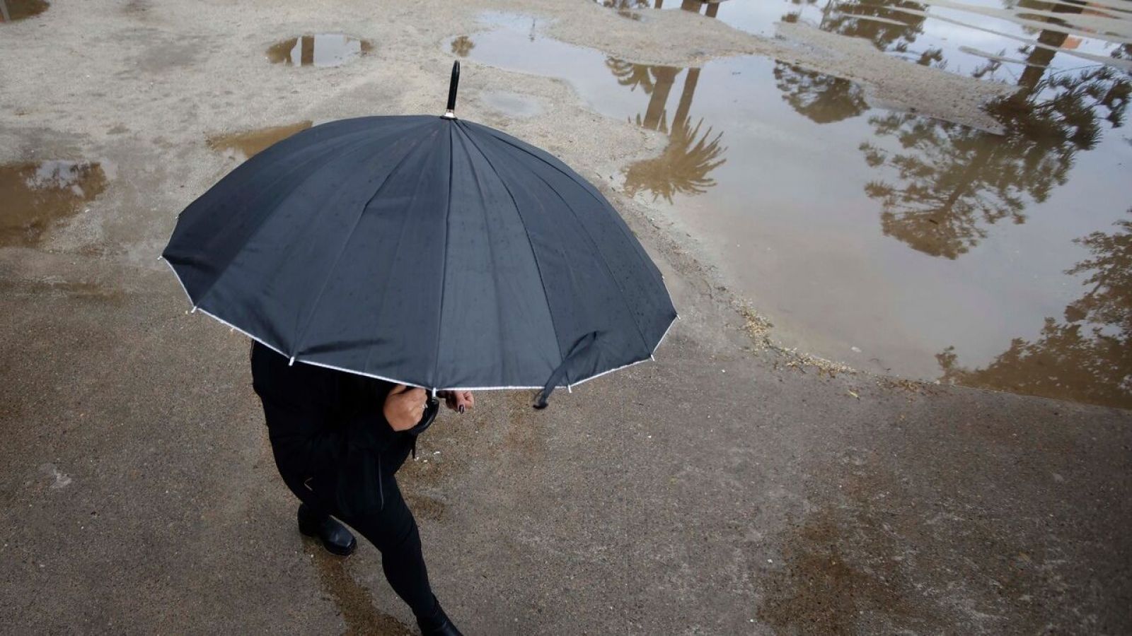 Lluvia en Santiago
