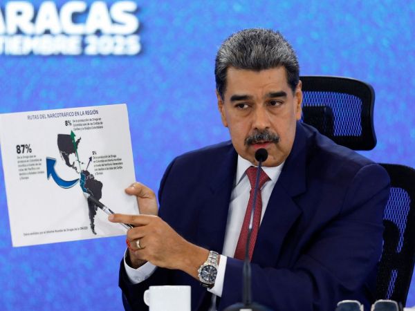 Nicolás Maduro en conferencia de prensa