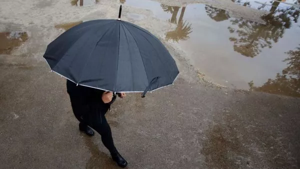 Lluvia en Santiago