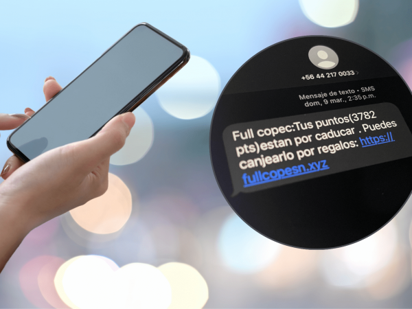 Estafas por mensajes falsos