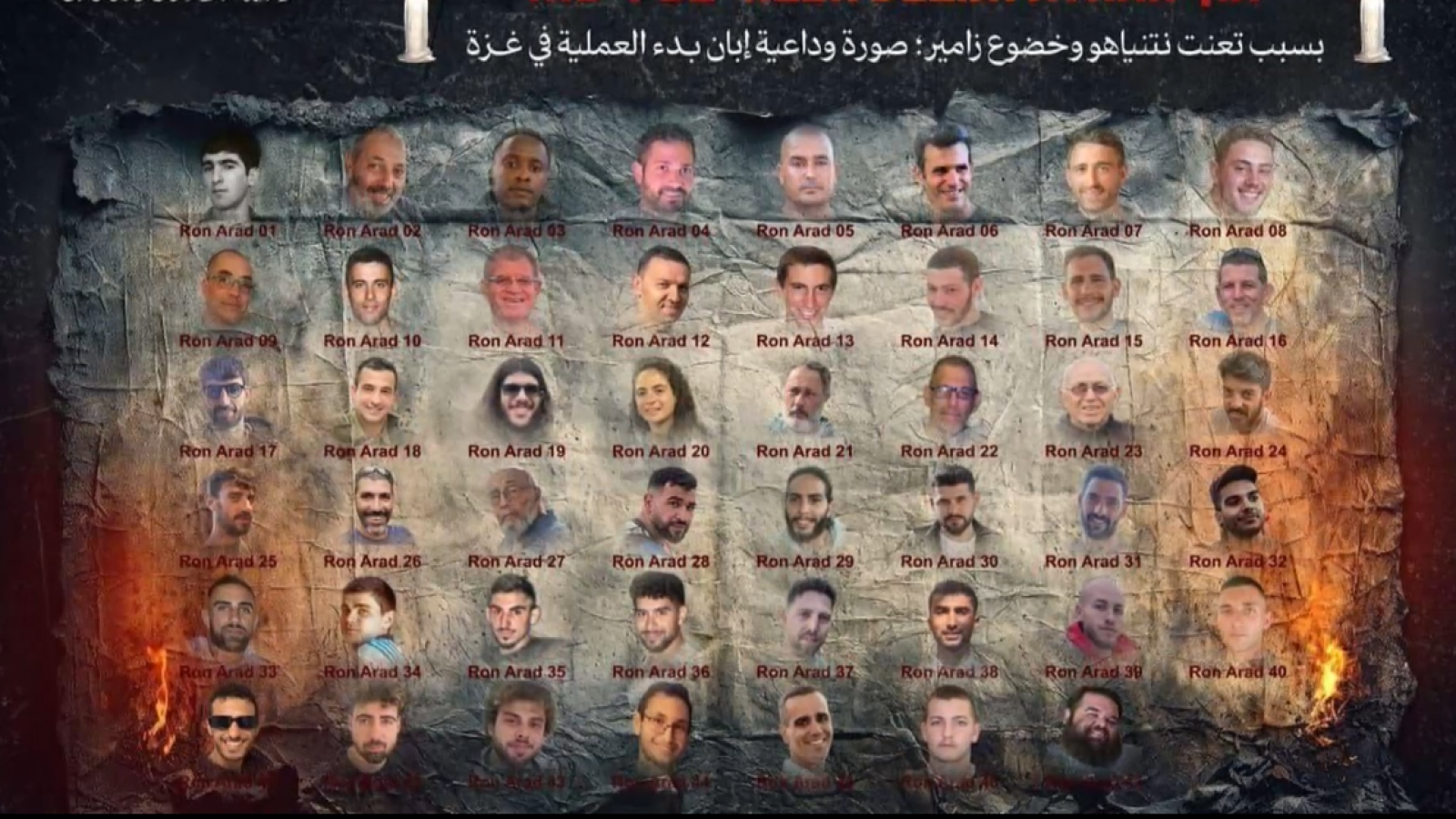 Imagen de rehenes de Hamás