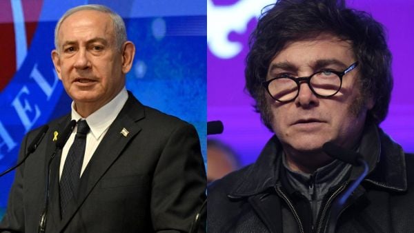 Benjamin Netanyahu y Javier Milei