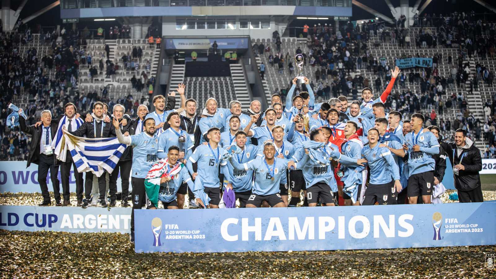 Uruguay campeón del mundo sub 20 en la edición pasada del torneo