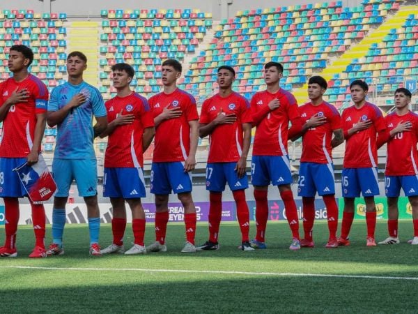 Selección Chilena Sub 20 previo a un amistoso de cara al Mundial Sub 20