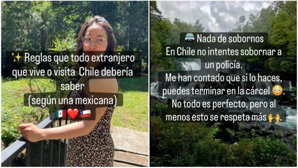 Mexicana enumera reglas que extranjeros deberían saber en Chile