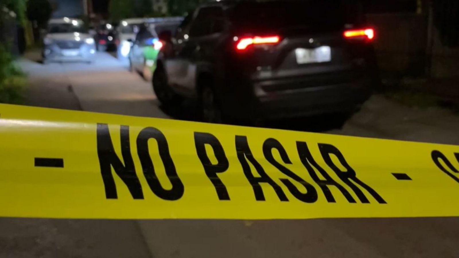 Imagen general de Carabineros que indica no pasar.
