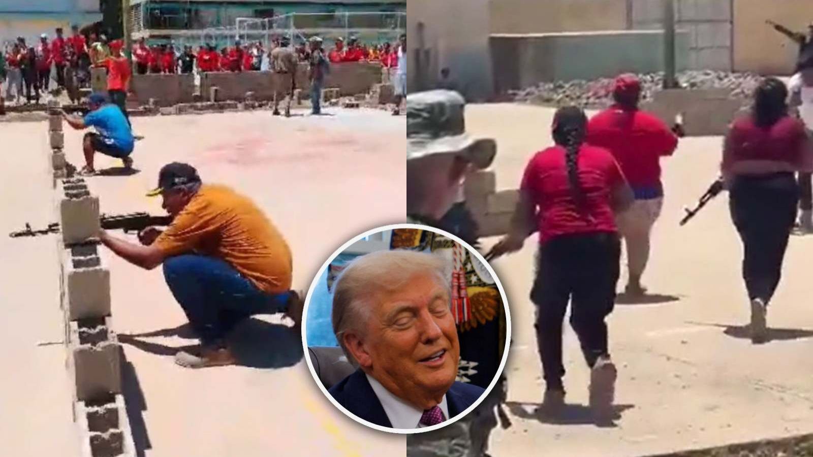 Entrenamiento de milicias en Venezuela y Donald Trump