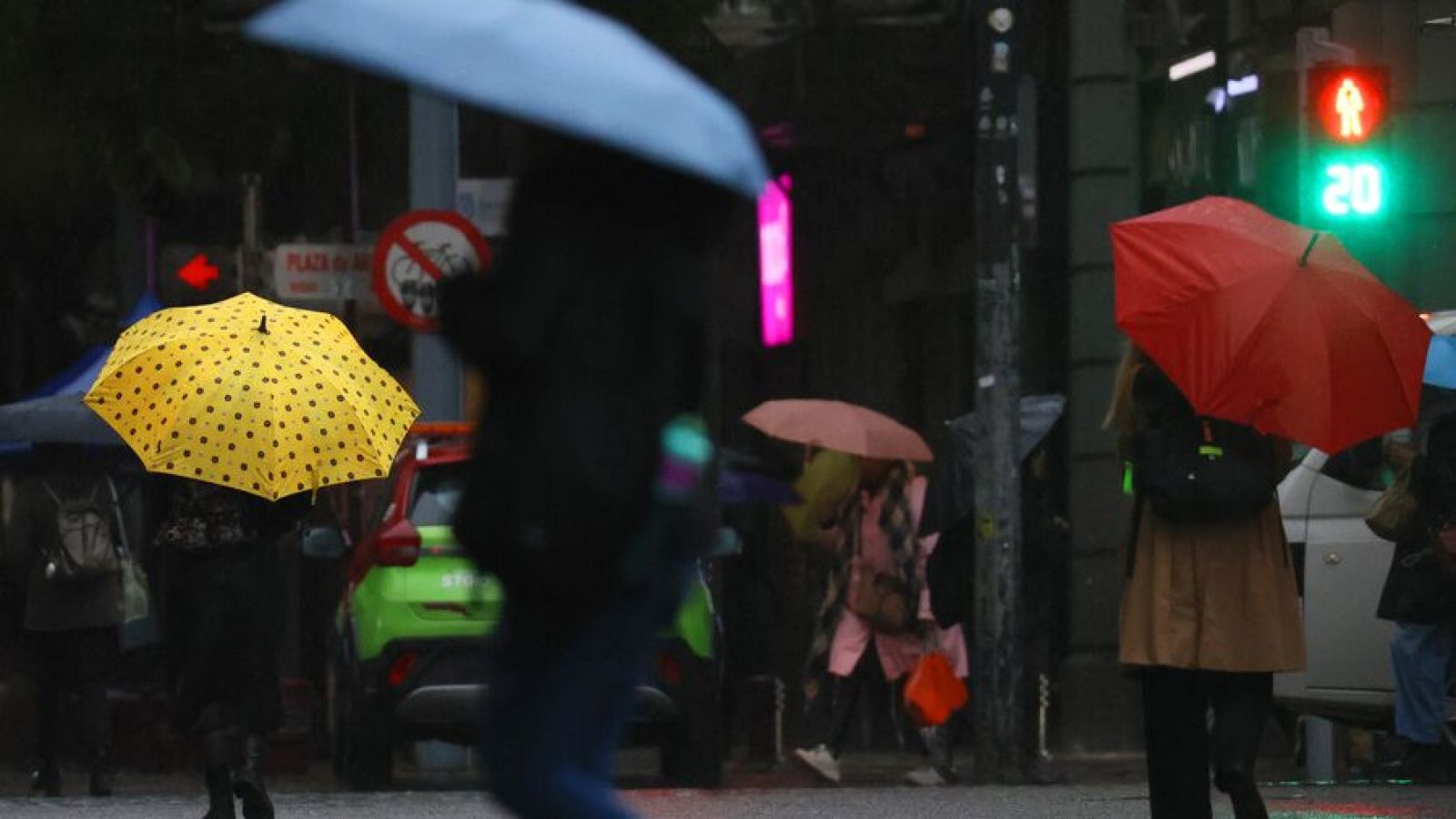 La lluvia volverá a Santiago