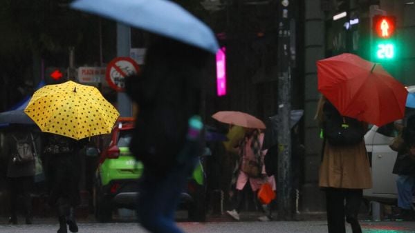 La lluvia volverá a Santiago