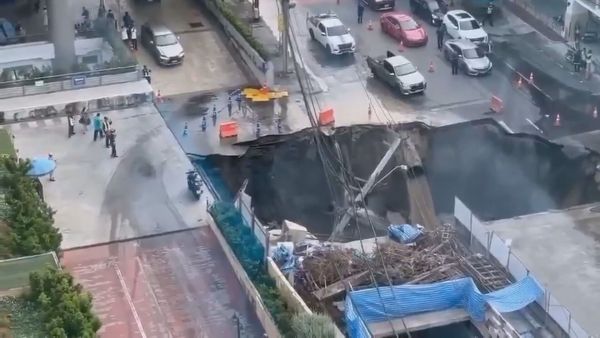 Socavón en Tailandia