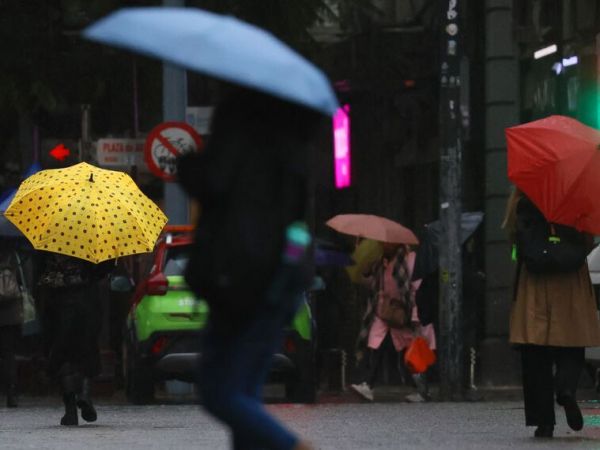 La lluvia volverá a Santiago