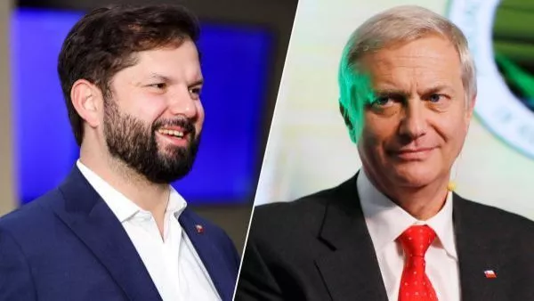 Gabriel Boric y José Antonio Kast