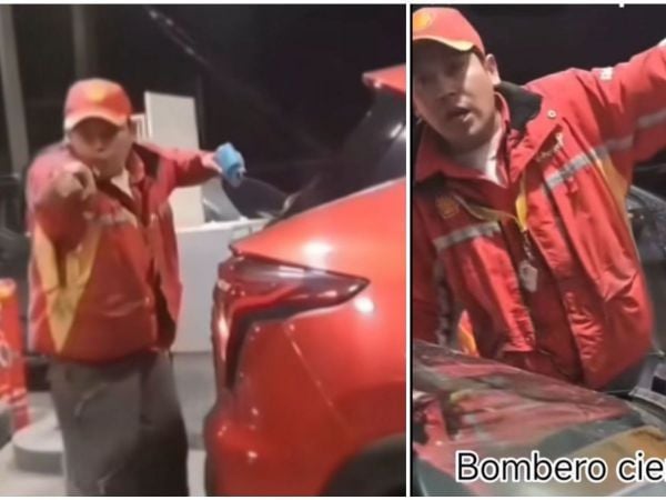 Video viral bombero de LLanquihue en Shell
