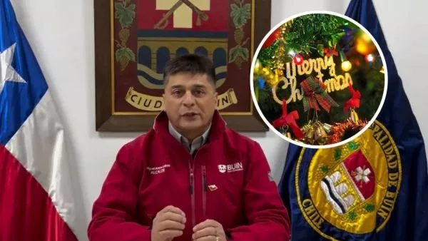 Alcalde de Buin responde a polémica por árbol de navidad de $76 millones
