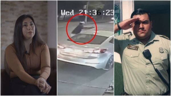 Viuda de carabinero asesinado. Emmanuel Sánchez