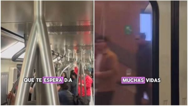 Conductor de Metro entrega mensaje sobre la salud mental