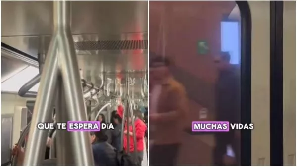 Conductor de Metro entrega mensaje sobre la salud mental