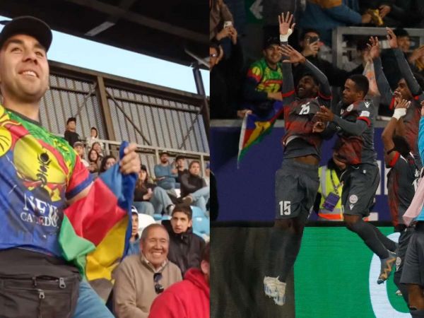 Alejandro, el único hincha de Nueva Caledonia en su debut en el Mundial Sub 20