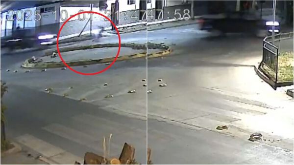 Acusado de robar celular es brutalmente atropellado en Estación Central