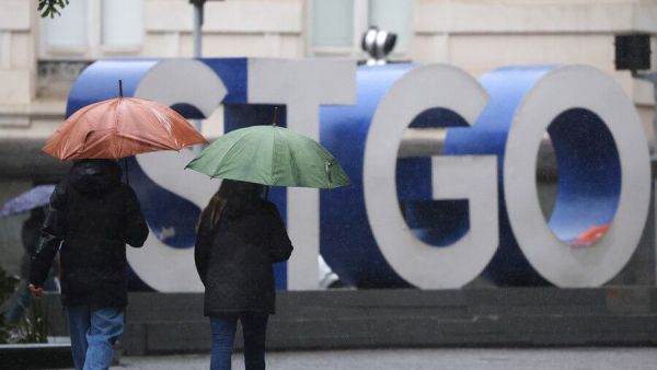 Lluvia llegaría el sábado a Santiago