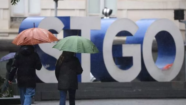 Lluvia llegaría el sábado a Santiago