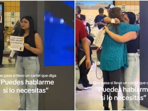 Intervención de prevención al suicidio en Metro de Santiago