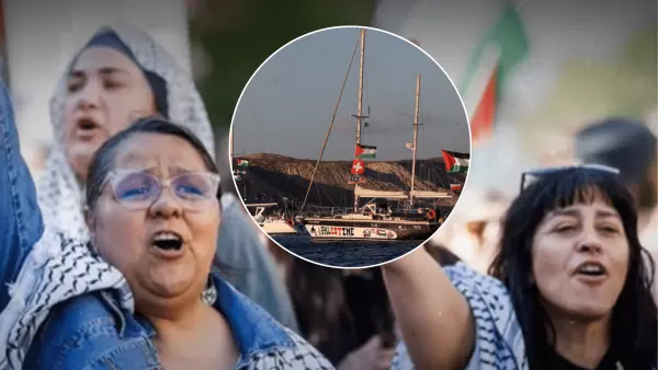 Chilenas abordo de flotilla humanitaria detenidas en Israel