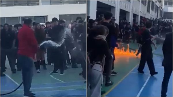 Bomba Molotov Instituto Nacional