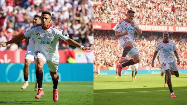 Alexis Sänchez celebrando su gol frente al FC Barcelona