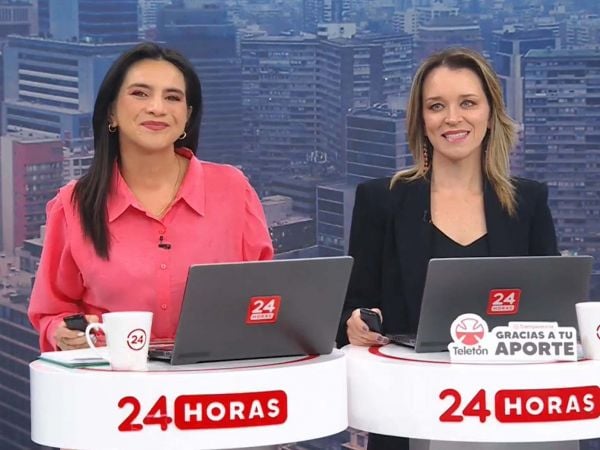 Valentina Reyes y Carla Zunino en 24 Horas Tu Mañana.