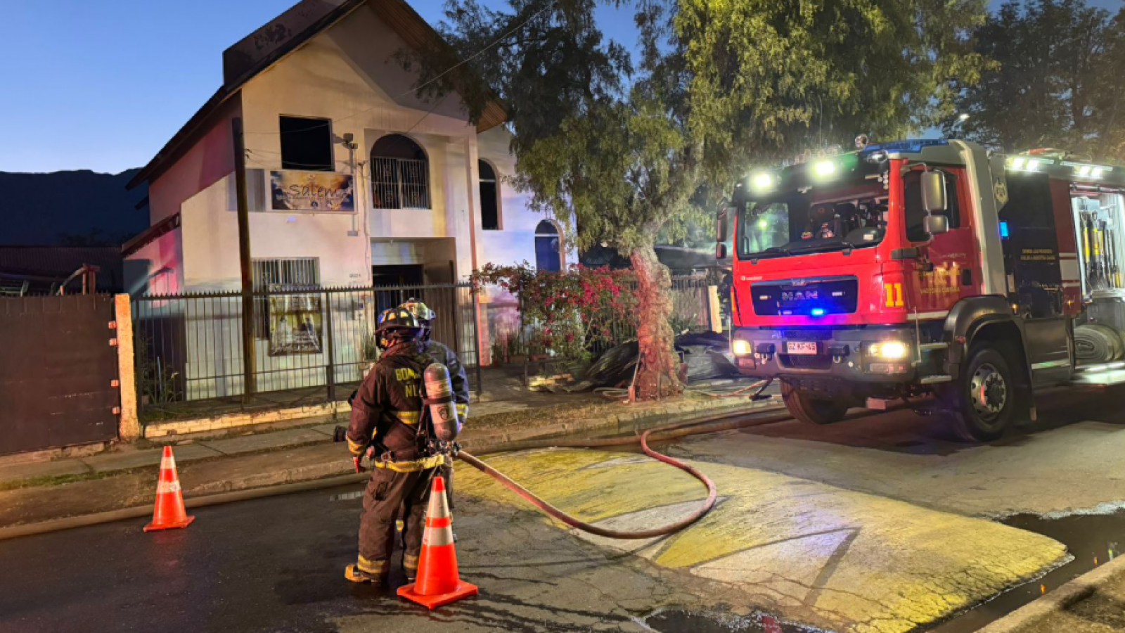 Adulta mayor de 91 años muere tras incendio en su casa de Peñalolén