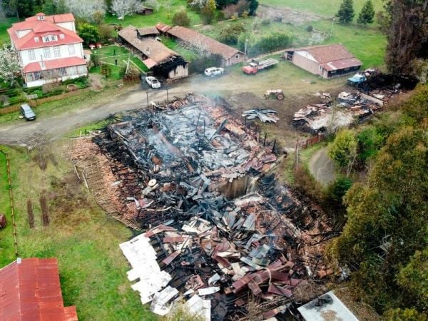 Atentado contra molino Grollmus