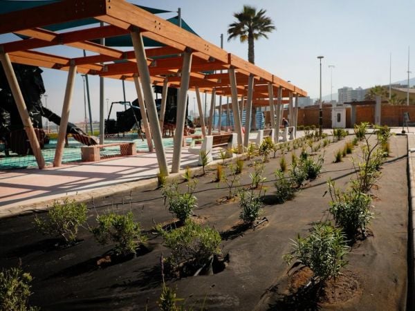 Avance obras parque Las Almejas