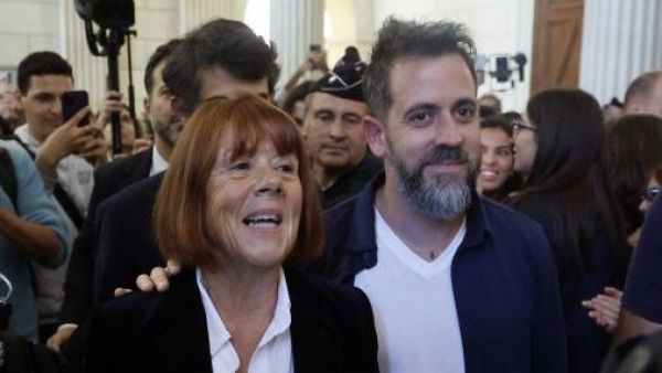 Gisele Pelicot en el tribunal