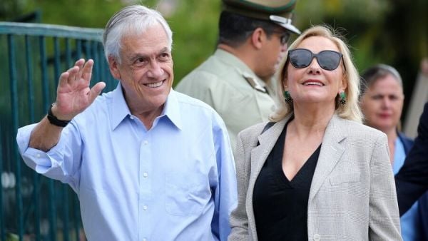 Sebastián Piñera y Cecilia Morel