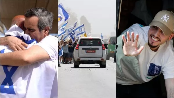 Las primeras imágenes de los 20 rehenes vivos liberados por Hamás